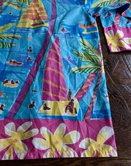 Vintage 90’s Ken Done Art And Design Shirt Small Tropical Bold Island Button USA