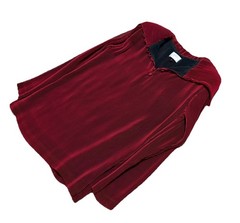 Vintage High End Bergdorf Goodman Designer Lesleigh Evening Top 10 Blouse Red