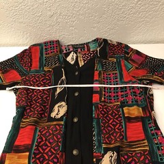 Vintage 90s Cascais of California Rayon Blouse Womens Size S Or M Floral