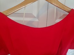 Vintage 1950s Gallina California Red Wiggle Pinup Dress | Rockabilly Retro