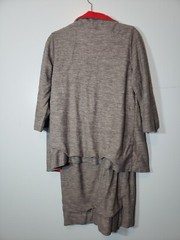 Vintage Silla’s from Italy to Miami Gray and red 3-piece suit 1960’s / 1970’s