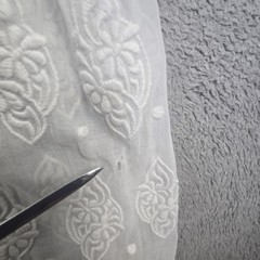 Antique 1900s 10s 20s Embroidered Cotton Lace Lawn Tea Under Dress XXS/XS READ