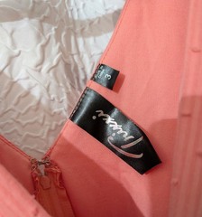 NEW Trixxi Juniors 3 melon Coral Swiss Dot Eyelet Embroidery Short Dress