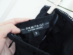 Rampage Size 3 Goth Vintage Y2K 90s/00s Black A Line Strapless Formal Dress