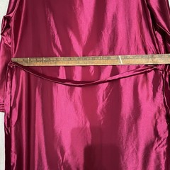 Vtg 1960’s Fuchsia Pink DiCarlo California Hollywood Glam Lingerie Robe 56″ Long