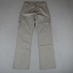 Vintage Todd Oldham Jeans Women Size 27 Beige Side Tab Pants