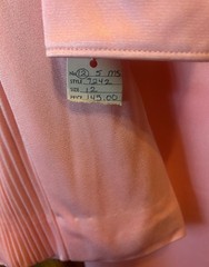 Vintage New Manning Silver Design Pink Pantsuit Size 12, see measurements
