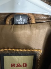 R&D Brand Y2K Vintage Women’s Brown Leather Trench Coat Size Large