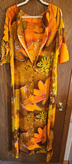 Vintage 60s 70’s Handmade Women’s Shift Hawaiian Bright Retro
