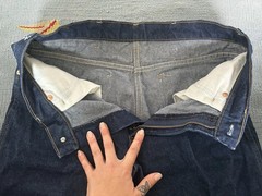 1970-80s ROEBUCKS Dark Wash Boot Cut Jeans – Size 30/32