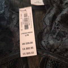 Victorias secret large nwt. Bin 20