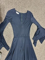 VTG Vintage Giorgio Beverly Hills Medieval Black Dress Drape Iconic Xs/Sm