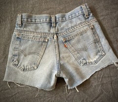 True Vintage Levi’s Orange Tab Cutoffs Jeans Jorts 26” Waist 70s