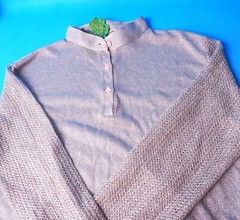 New Women’s Organically Grown by Arpeja Gray Sweater Long Sleeve Size L