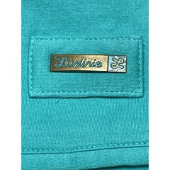 Luxirie by LRG Activewear Zip Front Aqua Sweatshirt Jacket size XL