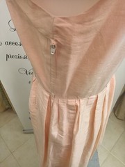 VINTAGE PINK SILK MIDI DRESS “MISCIÀ”
