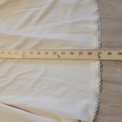 Vintage Vanity Fair Half Slip 100% Nylon Underskirt Cream Color M USA