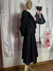RESI HAMMERER Vintage Costume 36 38 40 Virgin Wool Designer Loden Couture 90s