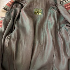 Vtg Mid Length Retro Mid Century European Wool Tartan Swing Car Coat
