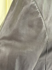 90s Vintage Lambskin Leather Worthington Dark Brown Blazer Jacket Mob Wife