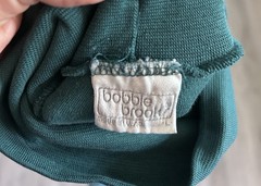 Vintage 90s Bobbie Brooks Teal Turtleneck Made in USA Size L 50/50 Cotton Poly