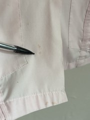 Vintage ’80s Haband! Pink Guayabera Embroidered Mexican Button-Up Shirt Size M