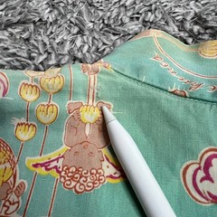 Vintage 50s Poi Pounder Tog Hawaiian Togs Shirt M Honolulu Cupid Cherub Aloha