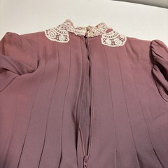 Vintage Gunne Sax Women’s Pink Maxi Dress Size 9 Prairie 1970s USA