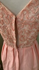 Vintage 60s pink handmade Fit And Flare Barbie sleeveless dress XS
