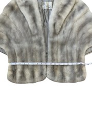 Himmel & Sons Vintage Natural Blue Mink Stole/Cape One Size Fits Most