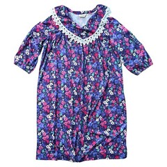 Vintage Plus 2X Dress Floral Cottagecore Laced Collared V Neck Sue Brett