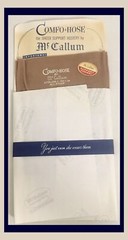 Vtg McCallum COMFO-HOSE Stockings – CHAMPAGNE EX LONG 10 ½-11-11 ½” XL – IN BOX