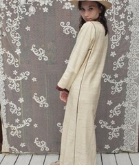 Vintage Kaftan 1960s 1970s Anita Pallenberg Nat~A~Raj 100% Natural Silk