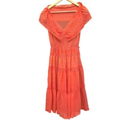 1950s Vanity Fair Nightgown Coral Lace Portrait Collar Mid-Century Glamour 34