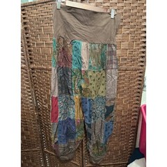 Grateful Dead Patchwork Harem Pants by Jarli Size M Multi Color Hippie Boho