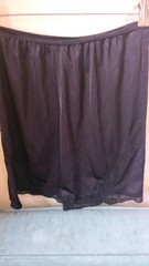 Vintage Seranos Med Black Bloomers Semi Sheer Panty Pettipants Shorts Lace