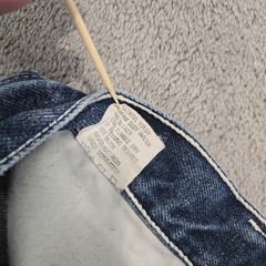 Vintage 70s 80s Lawman Jeans 30 XL Hemmed (~26″x27″) Blue Fade Denim 100% Cotton