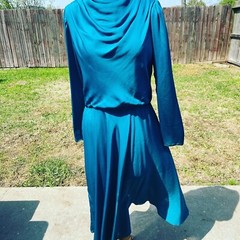 vintage aj bari Dress Size Medium Dry Clean /hand wash Only
