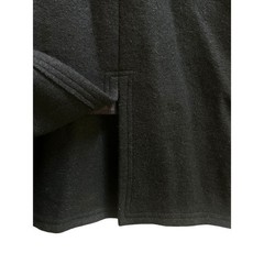 $376 GEIGER Boiled Wool Black Pencil Skirt | 42 EU (12 US) | New! Vintage!