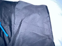 VTG 60S 70S WOMENS S BLACK TAFFETA PROM PARTY COCKTAIL WIGGLE BOW DRESS