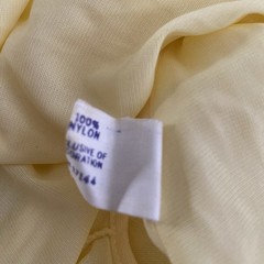 Vintage Baby Doll Lingerie Set NOS RARE Kmart 2 Piece W Tags Yellow Lacey Flower