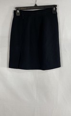 Vintage Y2K Bebe Women’s Black Mini Skirt Made in USA Side Zip Size 2