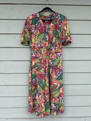 VTG Carol Anderson Dress, Size 11/12 Floral, 90s Summer