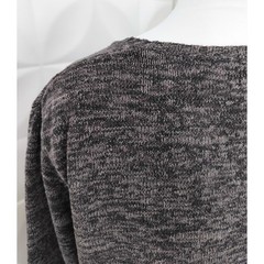 Vintage Y2K Gray Floral Cardigan Sweater Cottage Ramie Cotton Designer Studio XL
