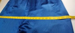 20S 1930s Chinese Silk Pants 1920s Antique Embroidery Royal Blue High Waist