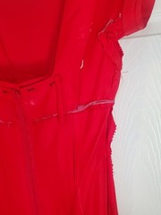 Vintage 1950s Gallina California Red Wiggle Pinup Dress | Rockabilly Retro