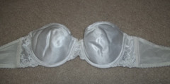 Mint Bali Lilyette Strapless UW Bridal Bra 0846 846 Satin Padded Cups 32C White
