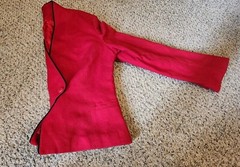 💥 Women’s Vintage Union 1960s Winkelmans Wool Suit Set Skirt Jacket Cherry Red