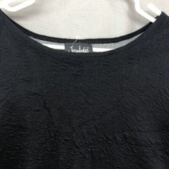 New Vintage Jean Leslie Black Long Sleeve Knit Shirt Size 1XL Women Casual