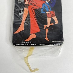 Vintage 1960s Ballet Brand Sandalfoot Nylon Knee Highs ‘Brown’ Women’s Sz 9-11